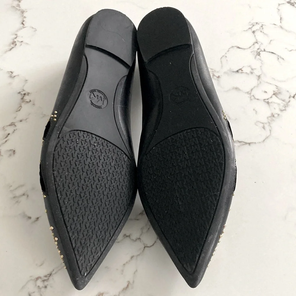 MICHAEL KORS Women’s LEATHER Slip On Flat Shoes Size 8M - Picture 7 of 7